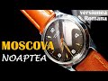 RO Moscova Noaptea Ceas Rusesc Mecanic Din 1955 Calibru 2608 Москва Moskva Uniunea Sovietica