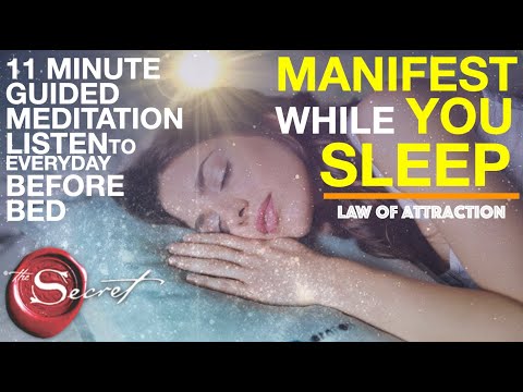 11 Minute Guided Meditation to Manifest While You Sleep | Listen to Everyday Before Bed [MUST TRY!]
