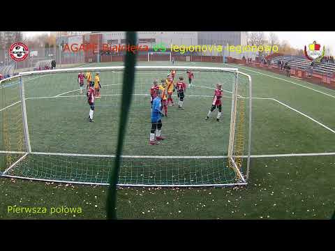 Legionovia Legionowo VS AGAPE Białołęka Mecz ligowy 12.11.2022 rocznik 2012 z za bramki