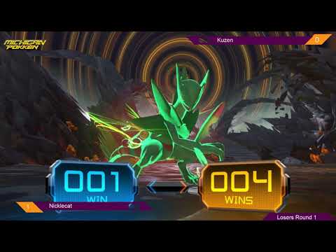 Nicklecat (Sceptile) Vs. Kuzen (Gardevoir) Lansing Pokken Hopeful 2 - 8-4-18