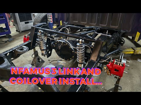 We Install an NFamus 3 link with coilovers on an OBS chevy Silverado.....part 1 