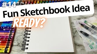 🎨 Quick 2 minute Sketchbook Warmups | LANDSCAPES #14