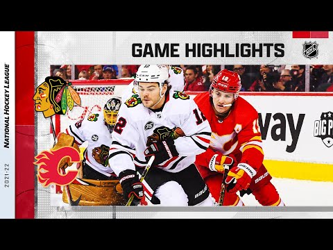 Blackhawks @ Flames 11/23/21 | NHL Highlights