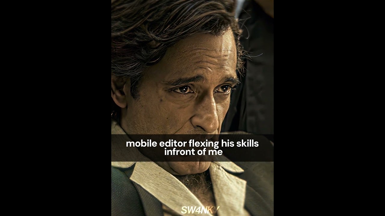 Mobile editor flexing his skills infront of me 😂 | Dhurandhar | #shorts #trending