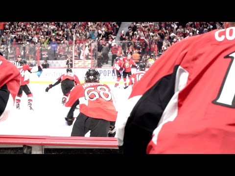 Phaneuf's OT Winner From the Bench