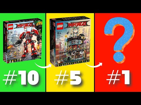 Ranking TOP 10 NINJAGO MOVIE Sets!