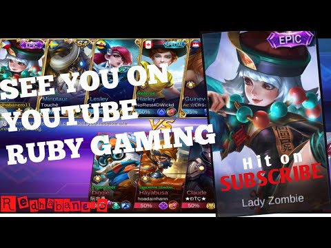 Lady Zombie Ruby| Redhabanero ft. NoRest4DWickd | Mythic Rank Game |Mobile Legends Bang Bang