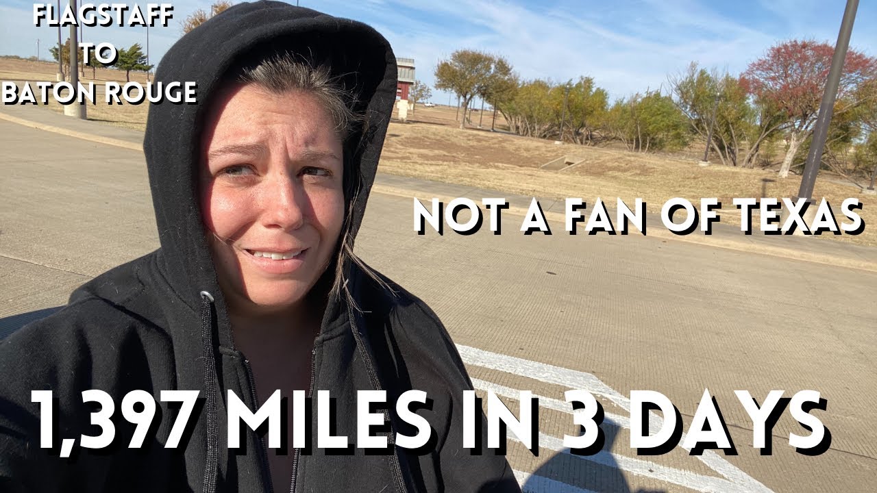TEXAS IS COLD: Driving from Arizona to Louisiana