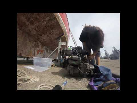 Yanmar 1GM10 Engine Haul Out