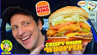 Download lagu Burger King® Crispy Onion Whopper® Review 🍔👑🧅 FIRST LOOK! 👀 Peep THIS Out! 🕵️‍♂️ mp3