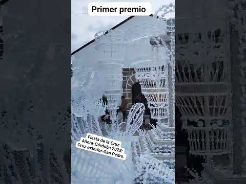 FIESTA DE LA CRUZ AÑORA-CÓRDOBA 2025: CRUZ EXTERIOR-SAN PEDRO. España.