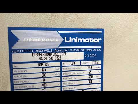 DPX Power: Daewoo D1146T - 135 kVA Generator - DPX-11429