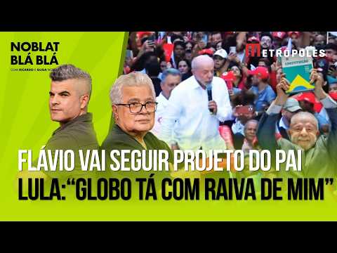 AO VIVO: Globo encontra Flávio antes de sabatina e Lula diz que grupo 