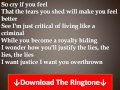 Rev Theory - Justice Lyrics 