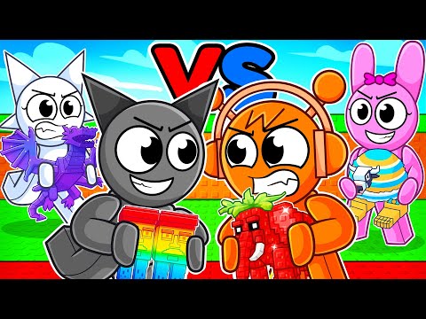 Gray & Wenda Vs Oren & Pinki In Steal a Brainrot...