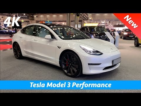 Tesla Model 3 Performance 2020 (EU) - FIRST In-depth look in 4K | White Premium Interior - Exterior