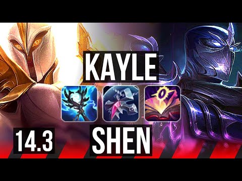 KAYLE vs SHEN (TOP) | Legendary | NA Master | 14.3