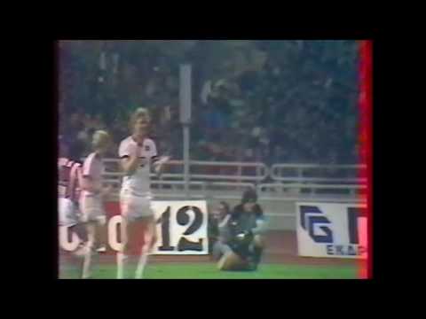 1982 November 3 Olympiakos Greece 0 SV Hamburg West Germany 4 Champions Cup