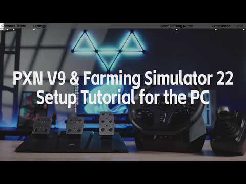 PXN V9 Gaming Steering Wheel & PC Farming Simulator 22 Setup Tutorial. #pxn #tutorial #steeringwheel