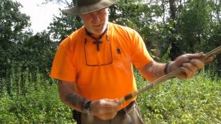 On the Waters Edge Part 3 Make a Quick Pole for fishing