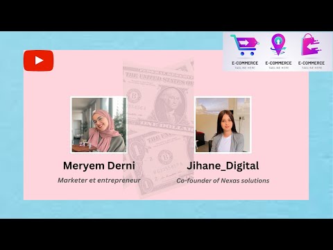 live e-commerce avec Meryem Derni et Jihane digital