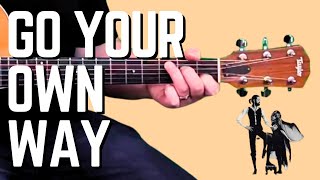 Go Your Own Way Guitar Tutorial | Fleetwood Mac Guitar Lesson Chords & Lead | FREE DOWNLOADABLE TABS