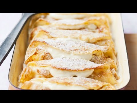 Recette: Gratin de crêpes aux pommes