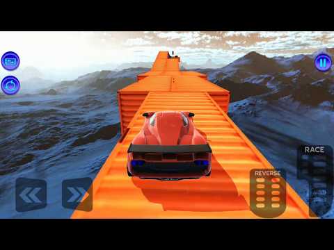 Crazy Car Driving Simulator - Impossible Stunt Sky Tracks - Android Gameplay
