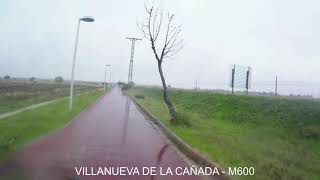 VILLANUEVA DE LA CAÑADA - carril bici m600 - calle real