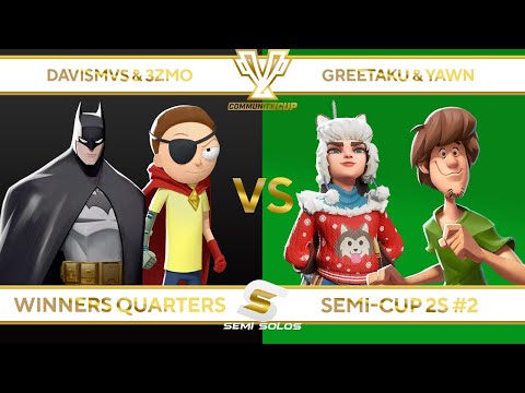 Winners Quarters Semi-CUP 2s #2-  DavisMVS & 3zmo VS Greeetaku & Yawn - Multiversus Tournament