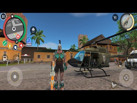 Rope Hero ne Heavy Blaster Gun se sab car Ko Kiya blast || Rope Hero New update