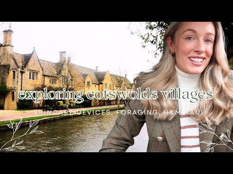 EXPLORING COTSWOLDS VILLAGES 🌳🏡 Bourton-on-the-Water, Stow-on-the-Wold  & a Spring H&M Try On Haul 🤍