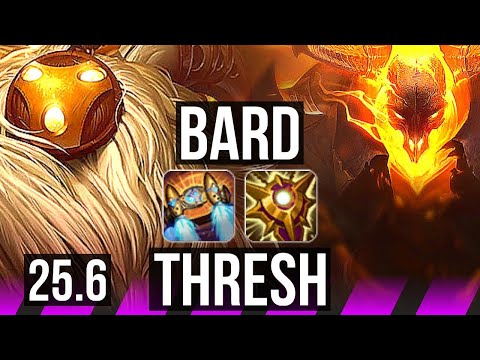 BARD & Ezreal vs THRESH & Vayne (SUP) | 5/3/21 | KR Master | 25.6