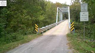 preview picture of video 'A One Lane Bridge On Rocky River'