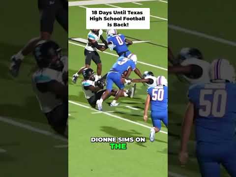 Posting 1 play every day until Texas High School Football is back! 18 days left!