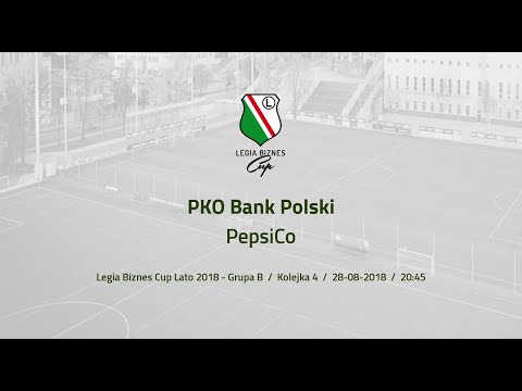 Skrót meczu 4 kolejki. PKO Bank Polski - PepsiCo (Legia Biznes Cup Lato 2018)