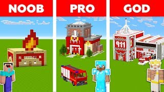 Download lagu Minecraft NOOB vs PRO vs GOD: FIRE STATION in Minecraft / Funny Animation mp3