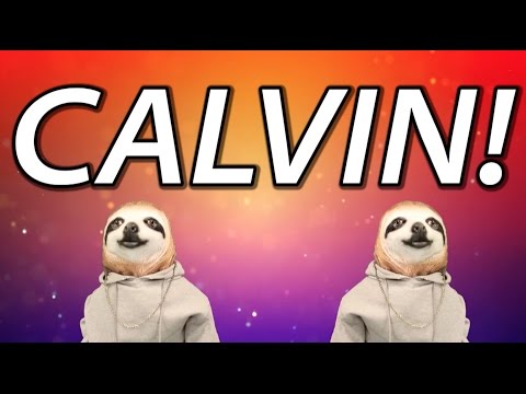 HAPPY BIRTHDAY CALVIN! - SLOTH HAPPY BIRTHDAY RAP