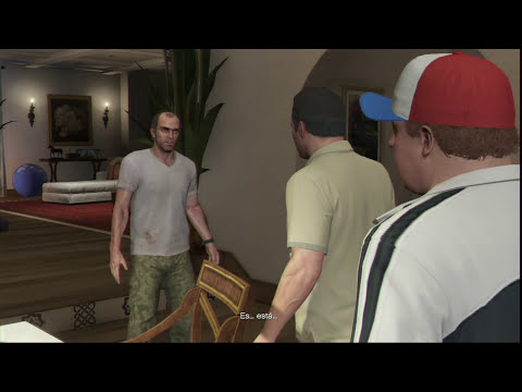 GTA V - El reencuentro de Michael y Trevor