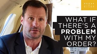 Moore &amp; Giles - Aviation: What if there is a problem with my order?