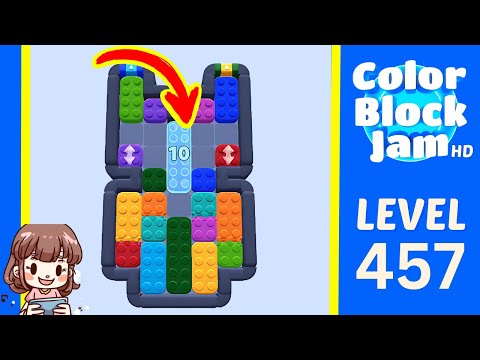 Color Block Jam Level 457 Solution Walkthrough