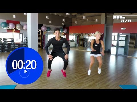 Fat Burning : 20 MINUTES FULL WORKOUT | insanity program | Ep 1