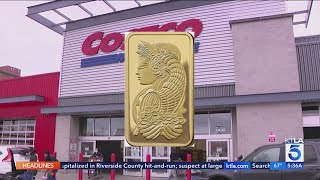 Costco says its one-ounce gold bars are selling out fast