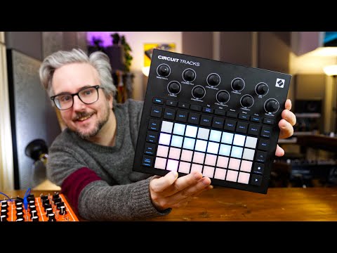 Novation CIRCUIT TRACKS — NEW improved design, MIDI SEQUENCER & audio inputs!