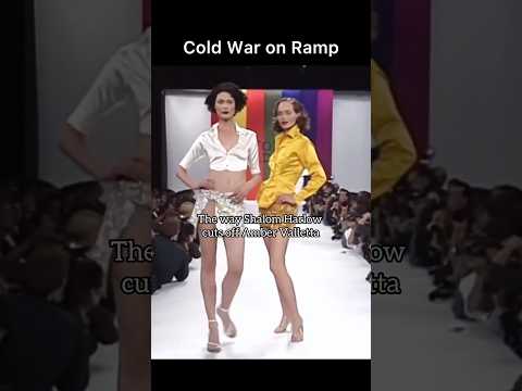 The way Shalom Harlow cuts off Amber Valletta????