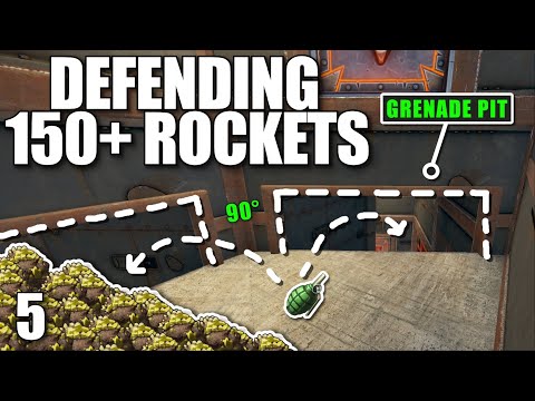 DEFENDING AGAINST A CLAN WHO USED 150+ ROCKETS TO RAID ME | Solo Rust