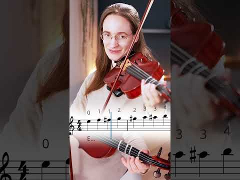 🎻 All Notes on the Violin E String in 1st Position