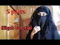 Niqab Tutorial with 5 Parts Hijab 2020||Marjana Kakon||
