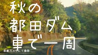 秋の浜松都田ダム(いなさ湖)　一周ドライブ