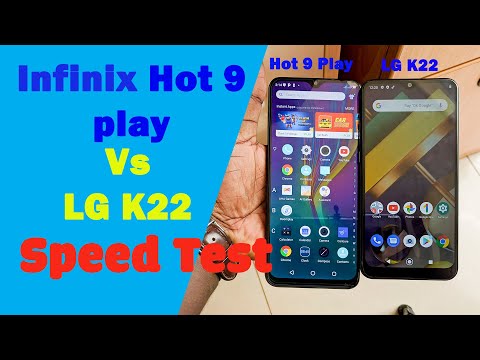 LG K22 Vs Infinix Hot 9 Play  Features and Speed Test Reviews | YouGtech